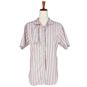 REVEILLE by VAN TEAL English Horse Show Shirt w/ Horse Bit Collar Size 14/36